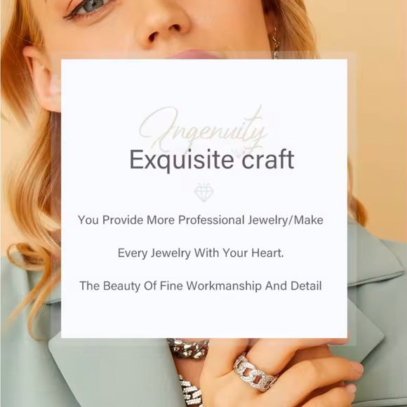 NWOT 1.2 CT Moissanite Clover Necklace 18k rose gold pltd sterling silver 16”18” - Picture 12 of 16